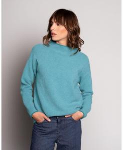 Женский войлочный свитер с воротником-стойкой Celtic & Co, Sea glass
