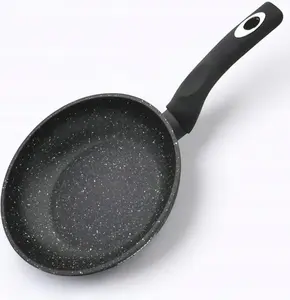 Гранитная сковорода 30 см с сотовой структурой, индукционная газовая, 3,0 л, высота 5,8 см Masterpan