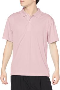 Футболка-поло F-STYLE, 113 г, гладкая, быстросохнущая, унисекс, нежно-розовый, размер 4XL