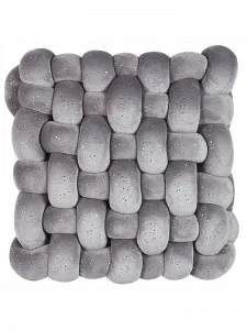 Декоративная подушка Beliani Deko SIRALI, серый