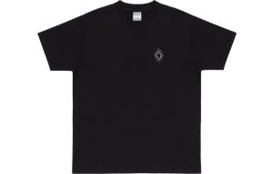 Футболка COUNTY OF MILAN Eclipse Cross-print Cotton Marcelo Burlon, серебро