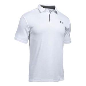 Рубашка поло tech polo shirt 'white' Under Armour, белый