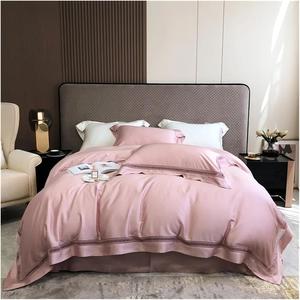 KYTGFH Комплект постельного белья из египетского хлопка 1000Tc с кружевной каймой