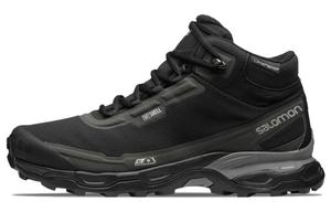 Кроссовки унисекс высокие черные Salomon