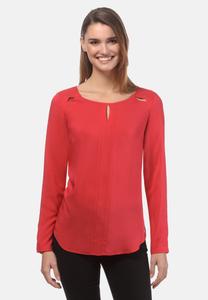 Блуза Vincenzo Boretti gerade geschnitten, красный