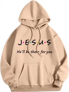 Мужская толстовка Christian Jesus с принтом креста, длинный рукав