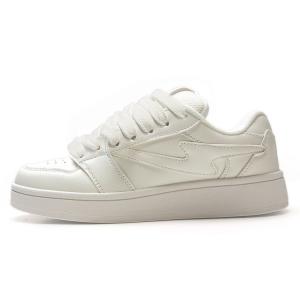 VICTORIA&VERA Женские скейтерские кеды лоу-топ белые, цвет White