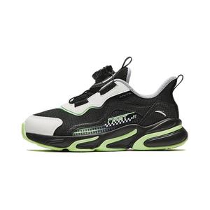 Детские кроссовки с низким верхом и противоскользящей амортизацией для детей 3–7 лет Antakids, черный/зеленый