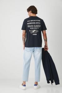 Хлопковая футболка Medicine, темно-синий