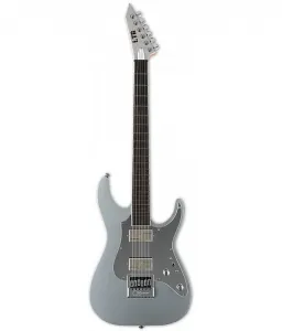 Электрогитара ESP LTD KS M-6 Evertune Ken Susi металлический серебристый с чехлом