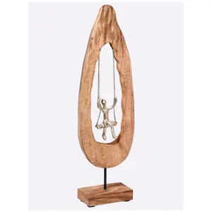 Heine домашняя декоративная фигурка Heine Home, цвет natur-silberfarben