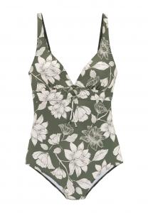 Купальник s.Oliver Swimsuit, Oliv Cream/Olive