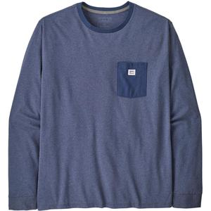 Мужская футболка с наклейкой для магазина Responsibili-Tee Shirt Patagonia, Current Blue