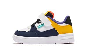 QIAODAN Нескользящие, дышащие, антиударные низкие туфли для младенцев и малышей желто-белого цвета