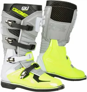 Детские мотокроссовые ботинки Gaerne GX-1 серые/неоново-желтые, Gray