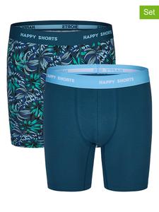 Happy Shorts Комплект из 2 штук: боксерские трусы темно-синего цвета