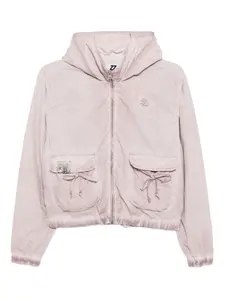 Куртка с вышитым логотипом Izzue, розовый