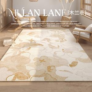 AOVOC Ковер 180х250 см для гостиной/спальни в стиле natural wood, wabi-sabi, модель MULANGXING-01