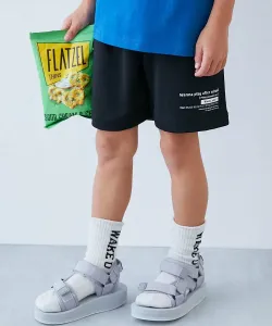 Быстросохнущие, гладкие и эластичные сетчатые спортивные шорты Devilabo Devirock, цвет 009-Logo 3-Black