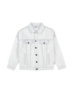 Джинсовая куртка для девочек Palm Angels, синий