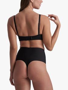 Трусы-стринги с эффектом контроля талии Bye Bra, Black