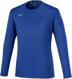 Волейбольная толстовка Mizuno Basic Practice Shirt с длинным рукавом V2MAB532, синий