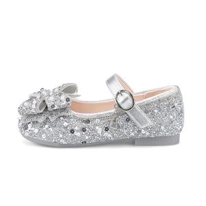 Детские кожаные туфли с противоскользящей подошвой и износостойким верхом ST&SAT KIDS, коралл/серебряный