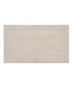 Стильный коврик для ванной, 61 x 102 см Home Weavers, слоновая кость