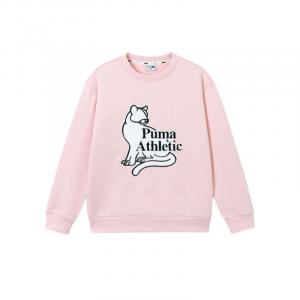 Детский свитшот PUMA, розовый