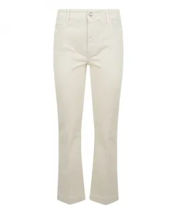 Расклешенные брюки до щиколотки с низкой посадкой Sportmax, бежевый