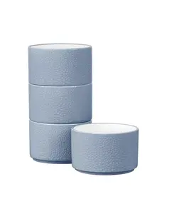 Мини-Миски Colortex Stone Stax, набор из 4 шт. Noritake, aqua