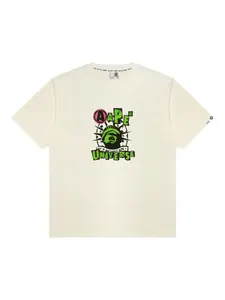 Футболка с графичным принтом Aape By A Bathing Ape, белый