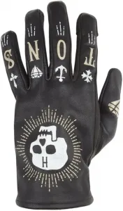 Мотоциклетные перчатки Helstons Grafic Air для женщин (красные, размер 6), 7,Black