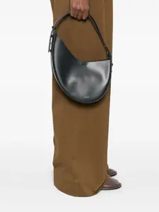 Кожаная сумка на плечо полукруглой формы Soeur