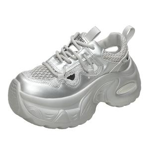 Xingdiman Серые женские кроссовки на платформе, цвет Gray