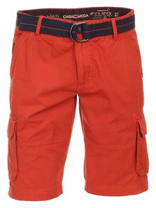 CASAMODA Бермудские шорты-карго красного цвета