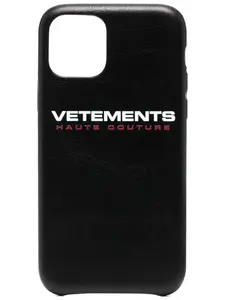 Чехол для iPhone 11 Pro с логотипом Vetements, черный
