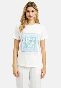 Футболка с принтом RUNDHALS Smith&Soul, синий