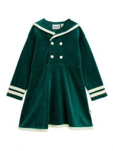 Платье на каждый день стандартный крой Sailor 2515010975 Mini Rodini, зеленый