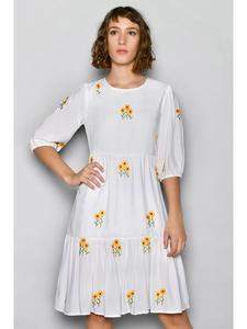 Короткое платье Tarifa, цвет weiß/bunt