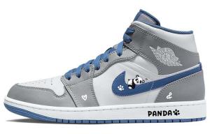 Jordan Air Jordan 1 винтажные баскетбольные кроссовки женские, Blue