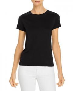 Базовый футболка с круглым вырезом Vince, черный