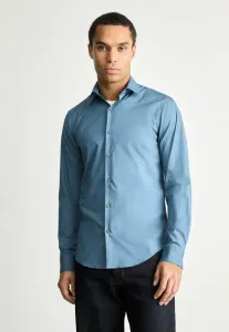 Приталенная формальная рубашка Calvin Klein, Teal Blue