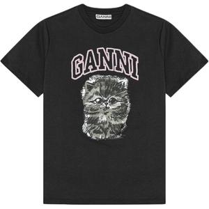 Футболка женская GANNI, черный