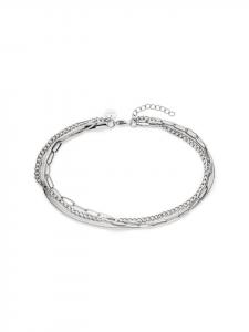 s.Oliver Браслет на лодыжку из нержавеющей стали серебристого цвета