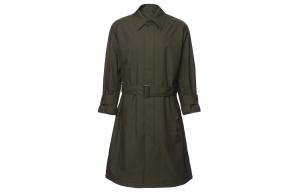 Однобортное пальто с подкладкой Uniqlo Unisex, 57 оливковый