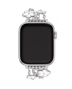 Браслет Flora из нержавеющей стали для Apple Watch Posh Tech, silver