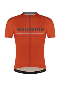 Футболка с коротким рукавом с логотипом оранжевого цвета Shimano, оранжевый