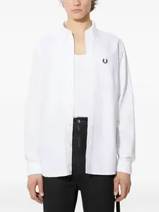 Хлопковая рубашка Fred Perry, белый