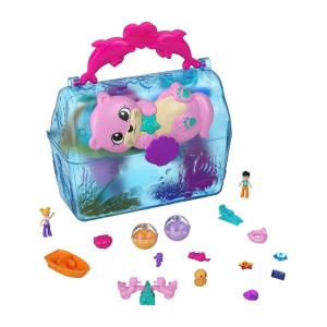 Набор сундуков Polly Pocket «Остров сокровищ» с 2 микрокуклами HPV40 Mattel
